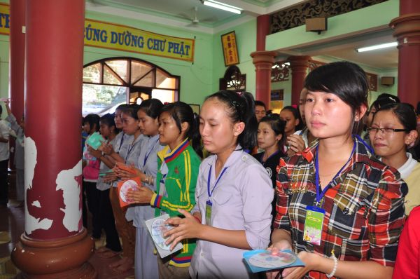 Tạm biệt khóa tu mùa hè Bình Định