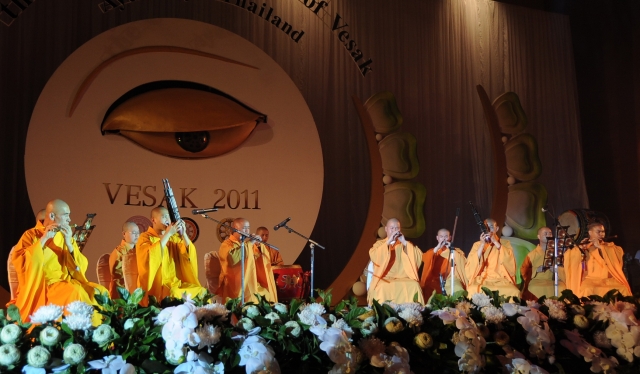 Chùm ảnh: Biểu diễn nghệ thuật chào mừng Đại lễ Vesak tại Thái Lan