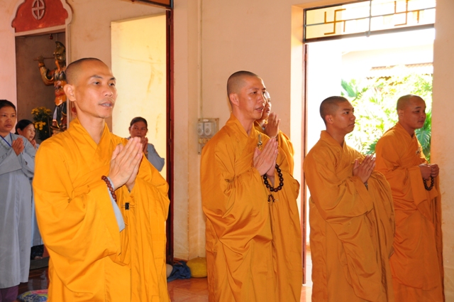 Lễ tự tứ và tổng kết sáu tháng đầu năm của tỉnh hội Phật giáo Đăk Nông