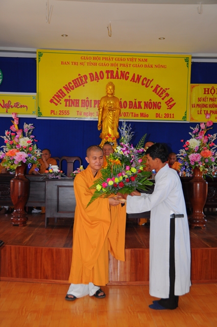 Lễ tự tứ và tổng kết sáu tháng đầu năm của tỉnh hội Phật giáo Đăk Nông