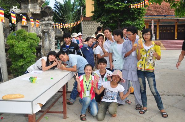 Tạm biệt khóa tu mùa hè Bình Định