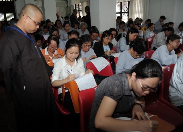 Ban Hoằng pháp Phật giáo TP. HCM tổ chức hội thi giáo lý Phật tử Thành phố