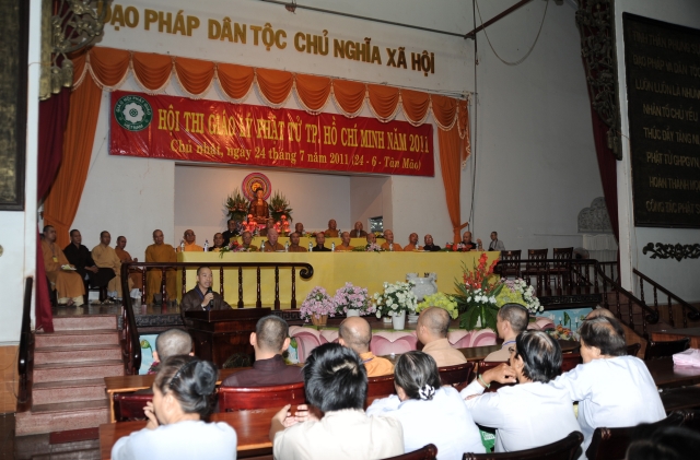 Hội thi giáo lý Phật tử cấp Thành phố đã kết thúc thành công tốt đẹp