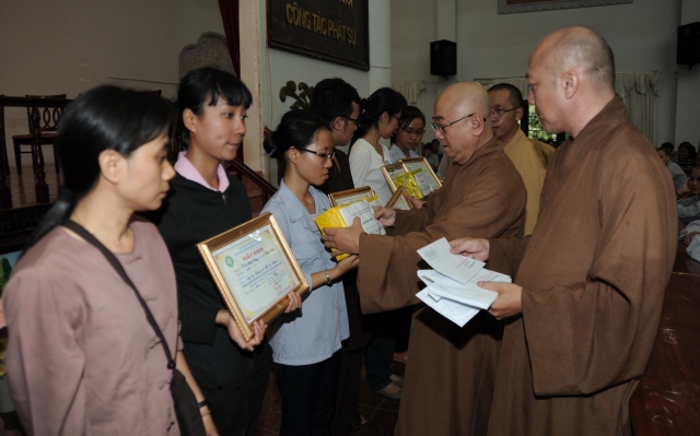 Hội thi giáo lý Phật tử cấp Thành phố đã kết thúc thành công tốt đẹp