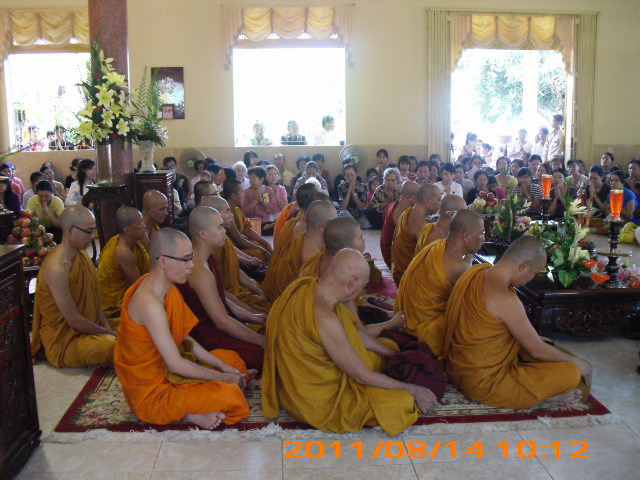Chùa Pháp Quang tổ chức lễ trùng tu