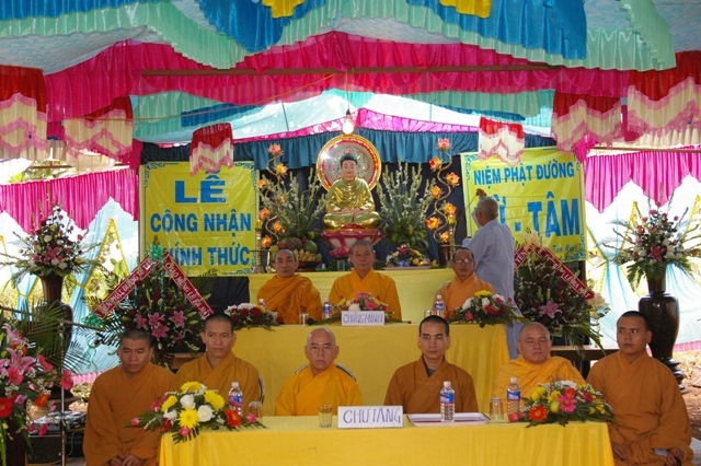 ĐăkLăk: Lễ Công Nhận Chính Thức và Ra Mắt BĐD Niệm Phật Đường Từ Tâm Huyện CưKuin