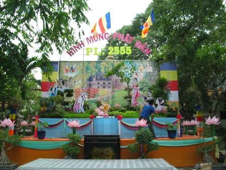 Đồng Nai: Chuẩn bị đón mừng Phật đản PL 2555 tại thành phố Biên Hòa