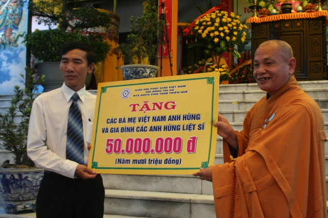 Huế: Trung ương Giáo hội tưởng niệm và cầu siêu anh linh liệt sĩ tại Thiền viện Hương Vân