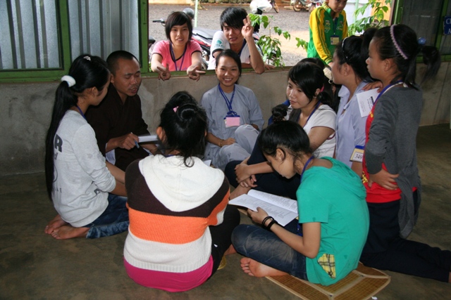 Những hình ảnh ngày tu thứ 4 khóa tu “ Búp sen non”
