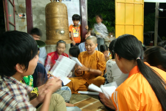 Những hình ảnh ngày tu thứ 4 khóa tu “ Búp sen non”