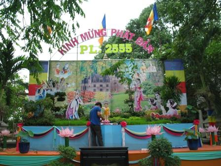 Đồng Nai: Chuẩn bị đón mừng Phật đản PL 2555 tại thành phố Biên Hòa