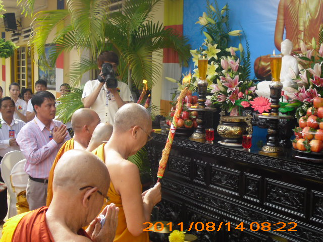 Chùa Pháp Quang tổ chức lễ trùng tu