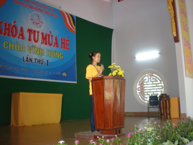Chùm ảnh khóa tu mùa hè 2011 tại chùa Vĩnh Hưng - Long An