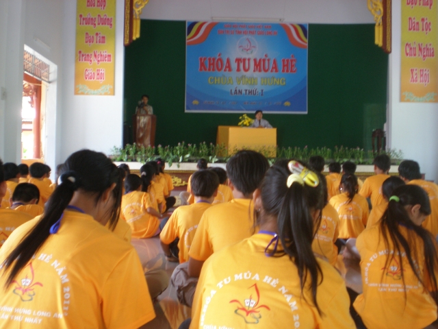 Chùm ảnh khóa tu mùa hè 2011 tại chùa Vĩnh Hưng - Long An