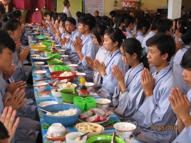 Những hình ảnh ngày tu thứ 4 khóa tu “ Búp sen non”