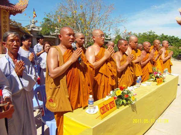 Bình Thuận: Tịnh xá Ngọc Minh chính thức long trọng cử hành đại lễ Phật đản
