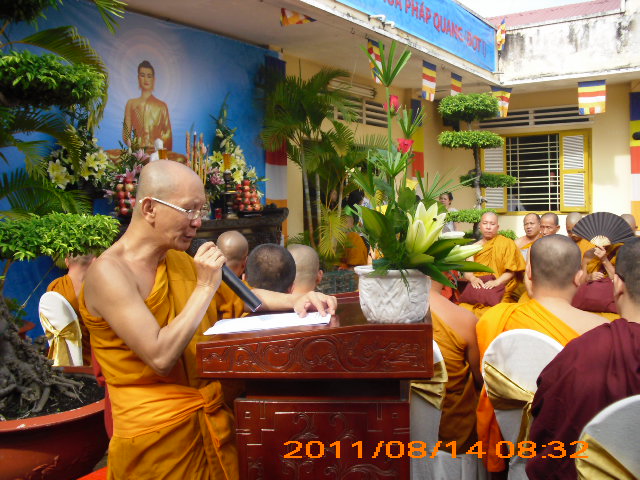 Chùa Pháp Quang tổ chức lễ trùng tu