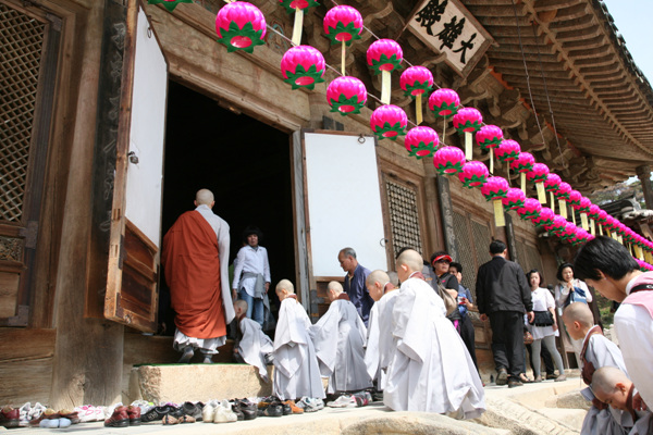 Các tiểu Hòa thượng về Tổ đình Thông Độ Hàn Quốc