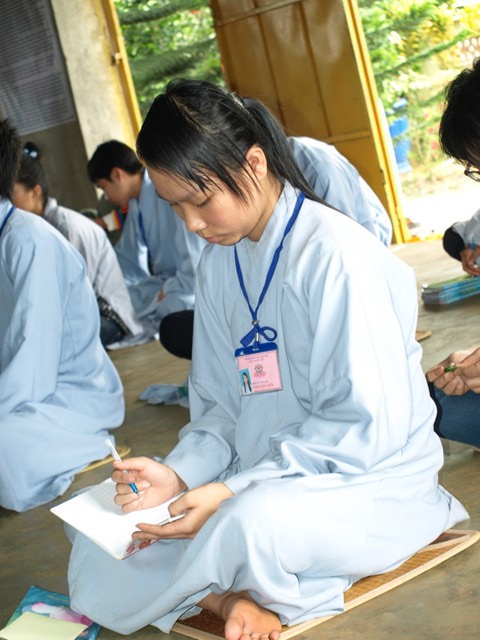 Những hình ảnh ngày tu thứ 4 khóa tu “ Búp sen non”