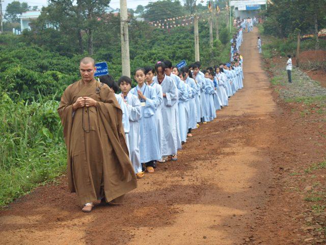 Chùm ảnh: Ngày tu thứ ba trên vùng Cao nguyên