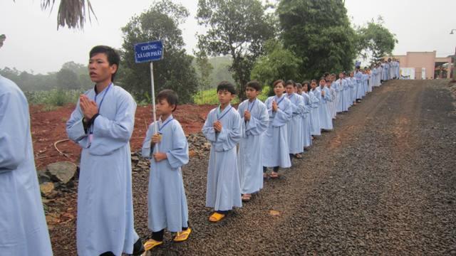 Chùm ảnh: Ngày tu thứ ba trên vùng Cao nguyên