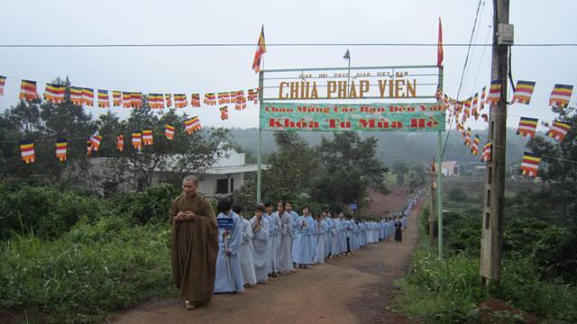 Chùm ảnh: Ngày tu thứ ba trên vùng Cao nguyên