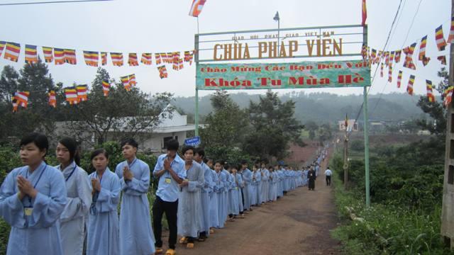 Chùm ảnh: Ngày tu thứ ba trên vùng Cao nguyên
