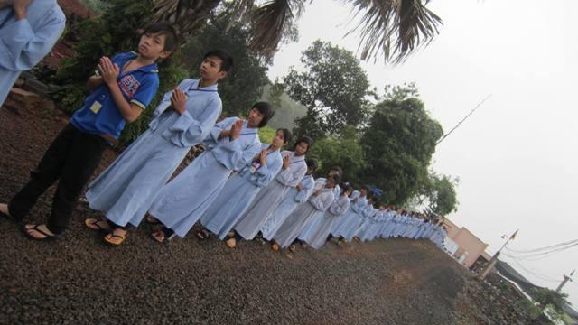 Chùm ảnh: Ngày tu thứ ba trên vùng Cao nguyên