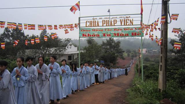 Chùm ảnh: Ngày tu thứ ba trên vùng Cao nguyên