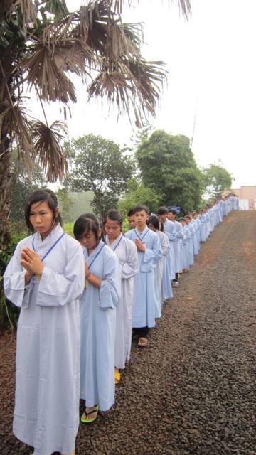 Chùm ảnh: Ngày tu thứ ba trên vùng Cao nguyên