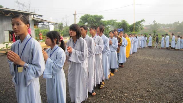 Chùm ảnh: Ngày tu thứ ba trên vùng Cao nguyên