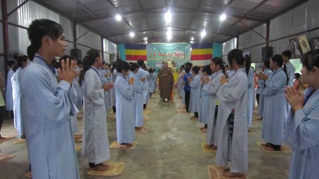 Chùm ảnh: Ngày tu thứ ba trên vùng Cao nguyên