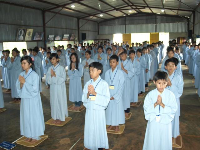 Chùm ảnh: Ngày tu thứ ba trên vùng Cao nguyên