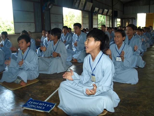 Chùm ảnh: Ngày tu thứ ba trên vùng Cao nguyên