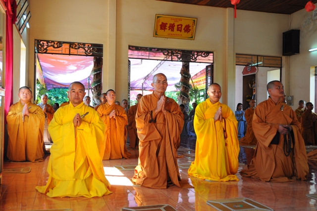 Lễ tự tứ và tổng kết sáu tháng đầu năm của tỉnh hội Phật giáo Đăk Nông
