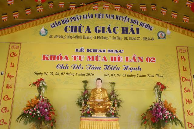 Lâm Đồng: Chùm ảnh sinh hoạt tại khóa tu mùa hè chùa Giác Hải