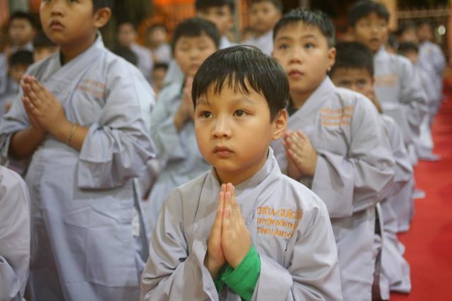 Lâm Đồng: Chùm ảnh sinh hoạt tại khóa tu mùa hè chùa Giác Hải