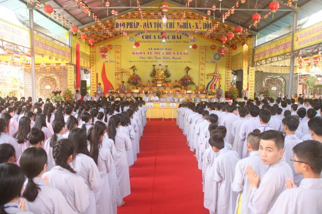 Lâm Đồng: Chùm ảnh sinh hoạt tại khóa tu mùa hè chùa Giác Hải