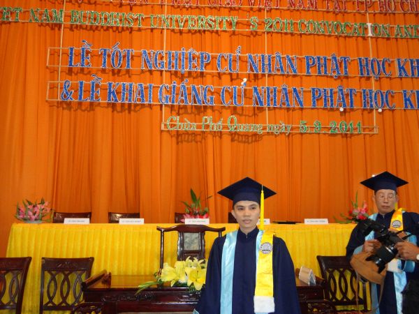 Học viện PGVN diễn tập lễ cấp phát văn bằng cử nhân Phật học khóa VII