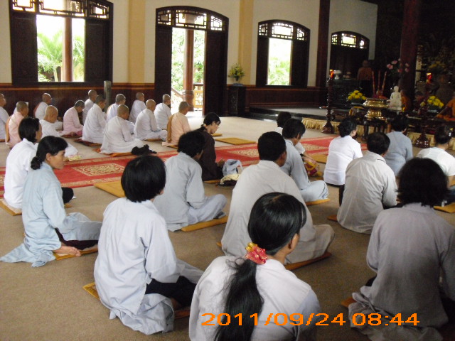 Khóa tu Thiền một ngày tại Xá Lợi Phật Đài - Quận 9