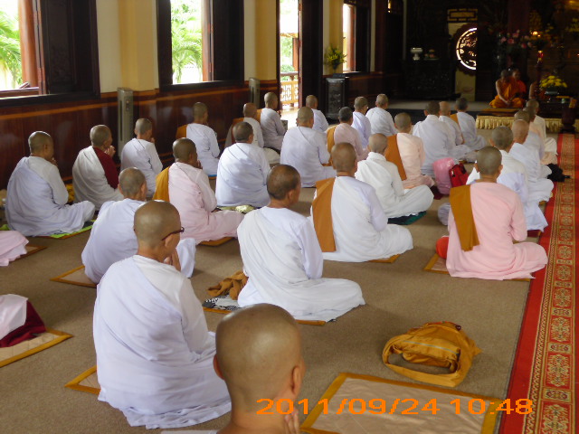 Khóa tu Thiền một ngày tại Xá Lợi Phật Đài - Quận 9
