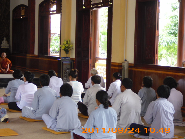 Khóa tu Thiền một ngày tại Xá Lợi Phật Đài - Quận 9
