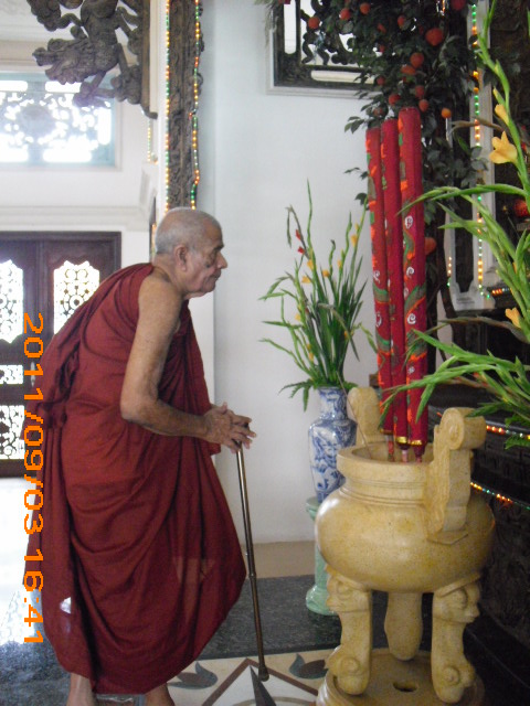 Chùa Phổ Minh tiếp đón HT Tăng thống Bangladesh và HT Hiệu trưởng trường Đại Học Mahachulalongkornrajavijjalaya Thái Lan