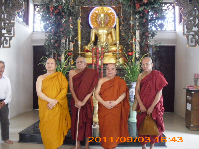 Chùa Phổ Minh tiếp đón HT Tăng thống Bangladesh và HT Hiệu trưởng trường Đại Học Mahachulalongkornrajavijjalaya Thái Lan