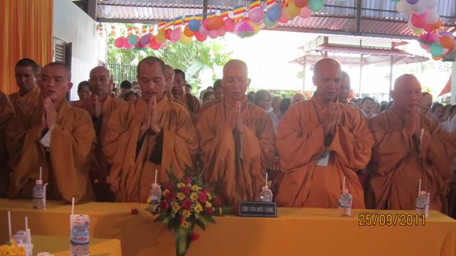 Củ Chi: Đại lễ Bổ nhiệm Trụ trì và Đặt đá trùng tu chùa Pháp Thiện