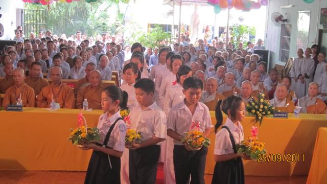 Củ Chi: Đại lễ Bổ nhiệm Trụ trì và Đặt đá trùng tu chùa Pháp Thiện