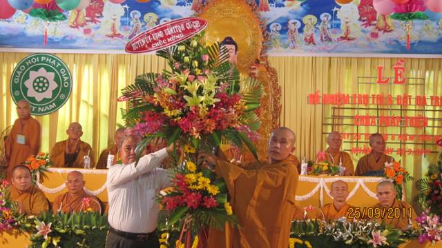 Củ Chi: Đại lễ Bổ nhiệm Trụ trì và Đặt đá trùng tu chùa Pháp Thiện