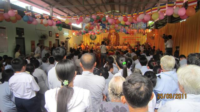 Củ Chi: Đại lễ Bổ nhiệm Trụ trì và Đặt đá trùng tu chùa Pháp Thiện
