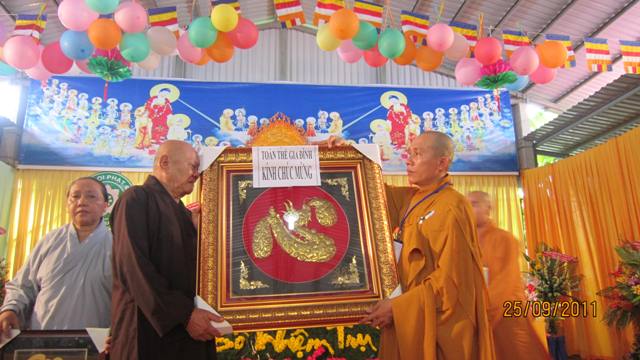Củ Chi: Đại lễ Bổ nhiệm Trụ trì và Đặt đá trùng tu chùa Pháp Thiện