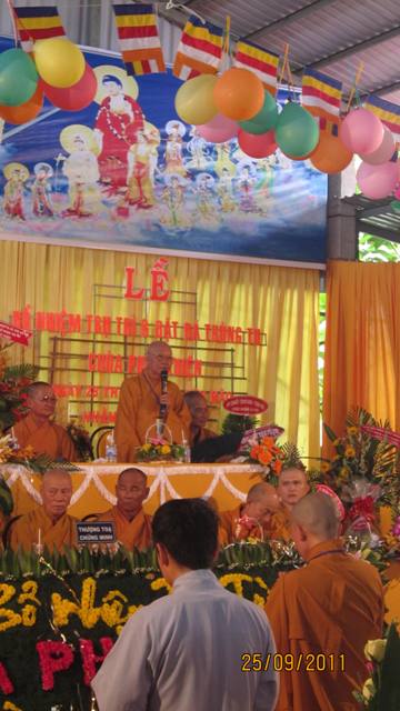 Củ Chi: Đại lễ Bổ nhiệm Trụ trì và Đặt đá trùng tu chùa Pháp Thiện